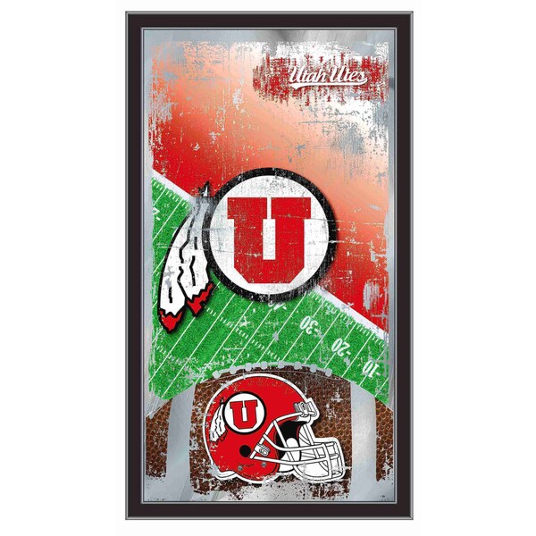 Holland Bar Stool Co Utah 15" x 26" Football Mirror - MFTBLUTAHUN