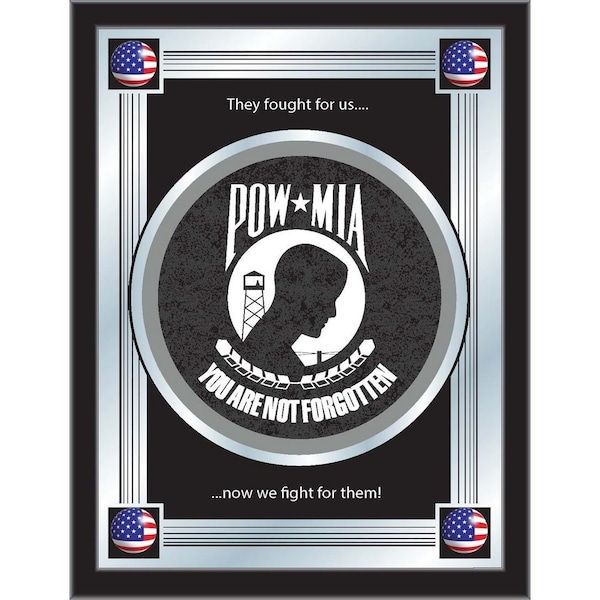 Holland Bar Stool Co POW/MIA 17" x 22" Logo Mirror - MLOGOPOWMIA