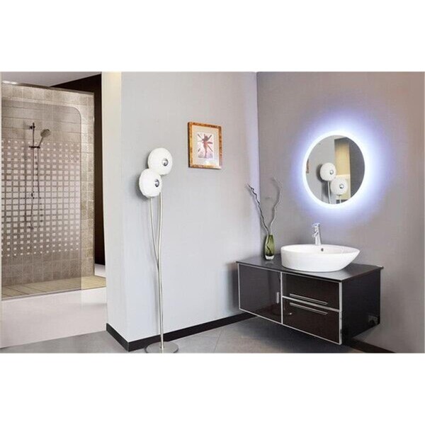 Perfectpillows 32 x 2 x 32 in. Round Mirror with 6000K LED Backlight - PE3129477