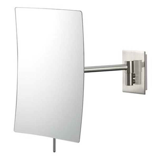 Aptations Inc Aptations 21873 Minimalist Rectangular Wall Mirror In Brushed Nickel 21873 - Br. Nickel - 21873