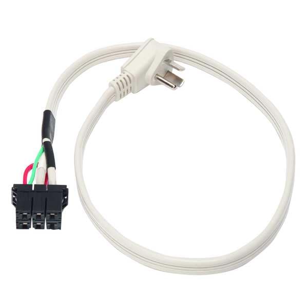 Friedrich PTAC Power Cord, 230/208VAC, White - PXPC23020A