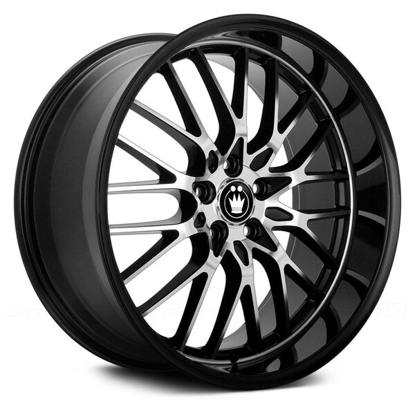 Newalthlete Lace Gloss Black with Mirror Machined Face - NE3563883