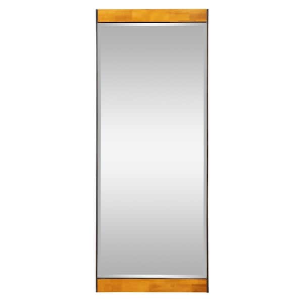 Rickis Rugs Cliveden Industrial Wood & Metal Floor Mirror, Gray - RI2200638
