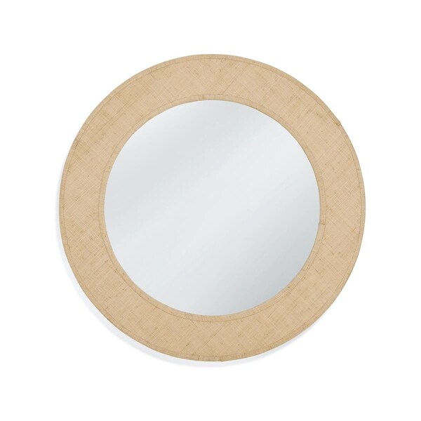 Bassett Miror Co Bassett Mirror Destin Wall Mirror, Natural - M4780EC
