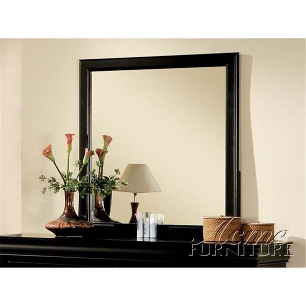 Acme Furniture Industry Louis Philippe Mirror- Black - 19504