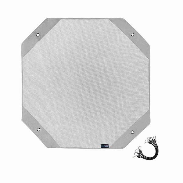 Modern Leisure Basics Universal Air Conditioner Cover, Mesh Topper, 36 in. Square, Light Gray - 3124