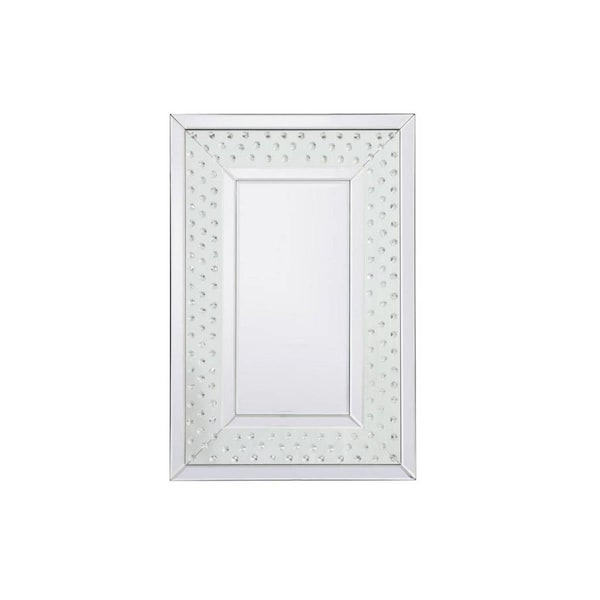 Elegant Decor 20 x 30 in. Sparkle Collection Crystal Mirror, Bronze - MR912030