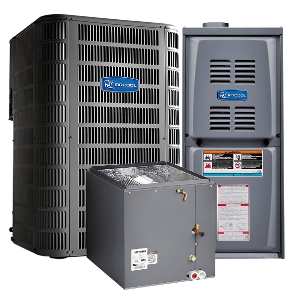 Mrcool 90k BTU 80% AFUE 5 Ton 14 SEER Variable Speed Central A/C Upflow - MAC1660V60GM890