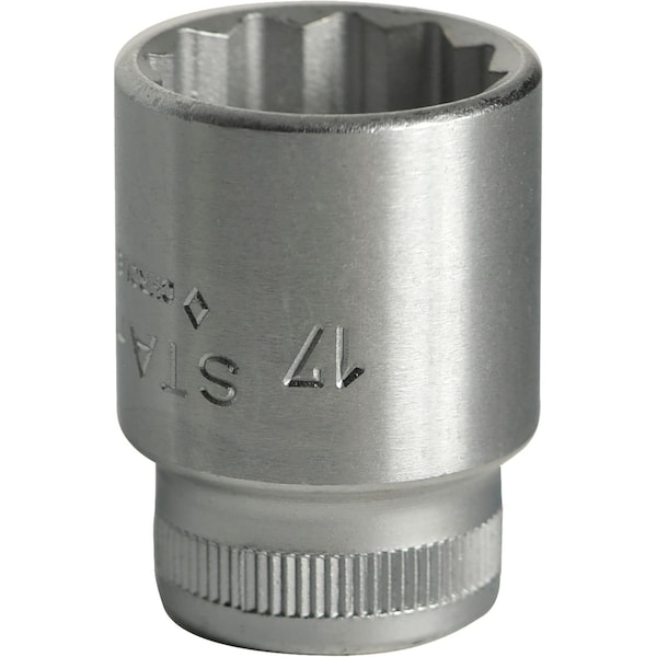 Stahlwille Tools 10 mm (3/8") Socket Size 17 mm L.31 mm - 02010017