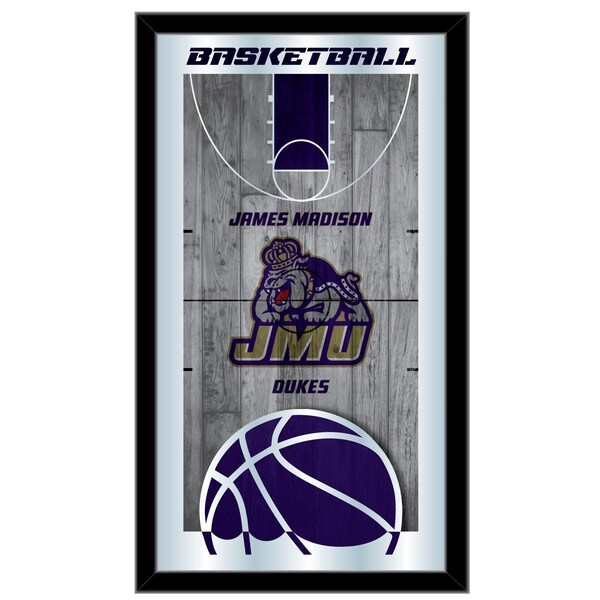 Holland Bar Stool Co James Madison 15" x 26" Basketball Mirror - MBSKTJMSMAD
