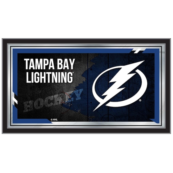Holland Bar Stool Co Tampa Bay Lightning 15" x 26" Hockey Collector Mirror by Holland Bar Stool Company - MCOLTBLGHT