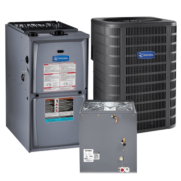Mrcool 90k BTU 95% AFUE 4 Ton 15.1 SEER Variable Speed Central A/C Upflow - MAC1648V60GM990