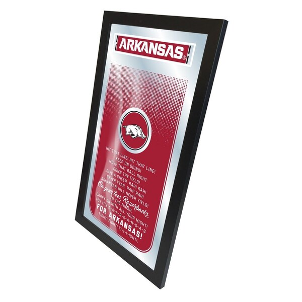Holland Bar Stool Co Arkansas 26" x 15" Fight Song Mirror - MFGHTARKNUN