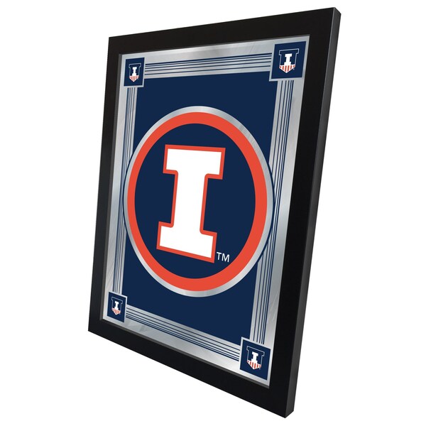 Holland Bar Stool Co Illinois 17" x 22" Logo Mirror - MLOGOILLINIU