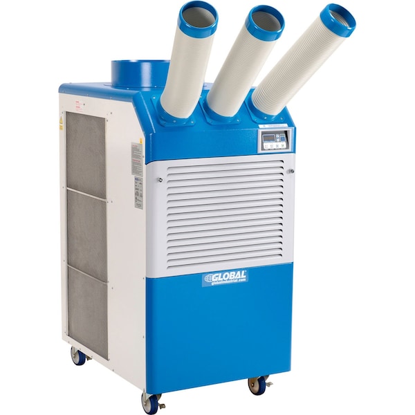 Global Industrial Portable Air Conditioner W/ Cold Air Nozzles, 3 Ton, 37,000 BTU, 230V - 292845