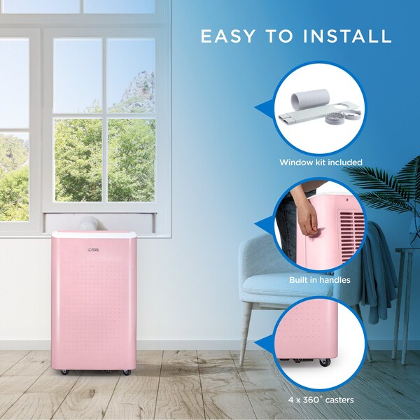 Commercial Cool 9,000 BTU Portable Air Conditioner with Remote and WiFi Control - CCP6JP