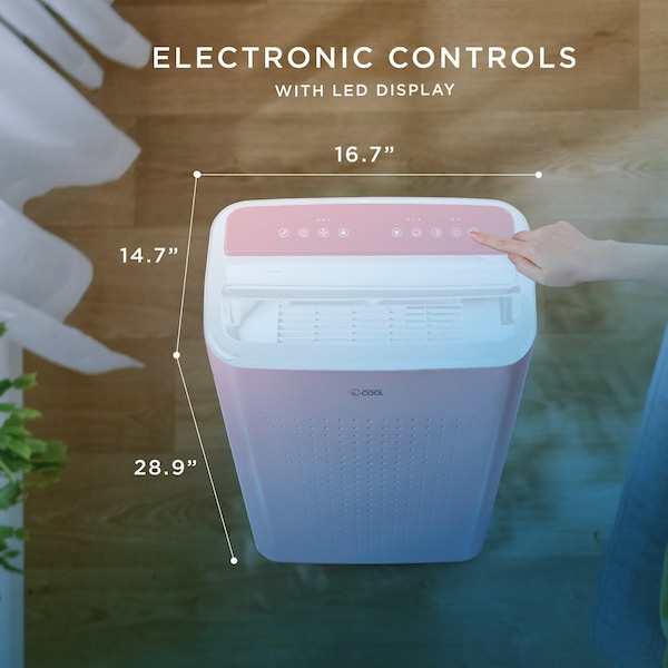 Commercial Cool 9,000 BTU Portable Air Conditioner with Remote and WiFi Control - CCP6JP