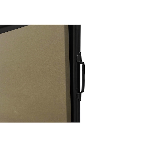 Elegant Decor Metal Frame Rectangle Mirror 18 Inch Black - MR4081BK