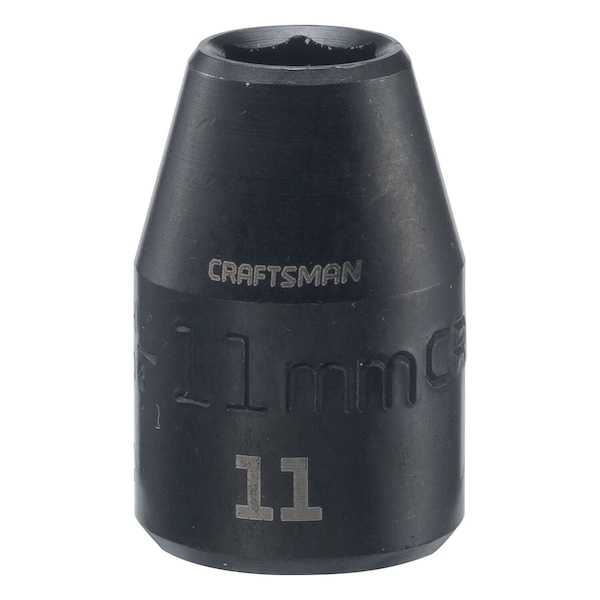 Craftsman Sockets, 1/2" Drive 11mm Metric Shallow - CMMT13006