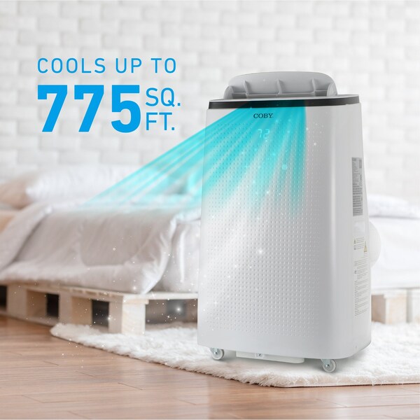 Coby 10,800 BTU Portable Air Conditioner SACC/CEC 15,000 BTU ASHRAE 128 - CBPAC1080