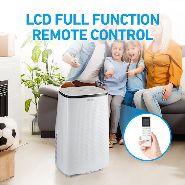 Coby 10,800 BTU Portable Air Conditioner SACC/CEC 15,000 BTU ASHRAE 128 - CBPAC1080