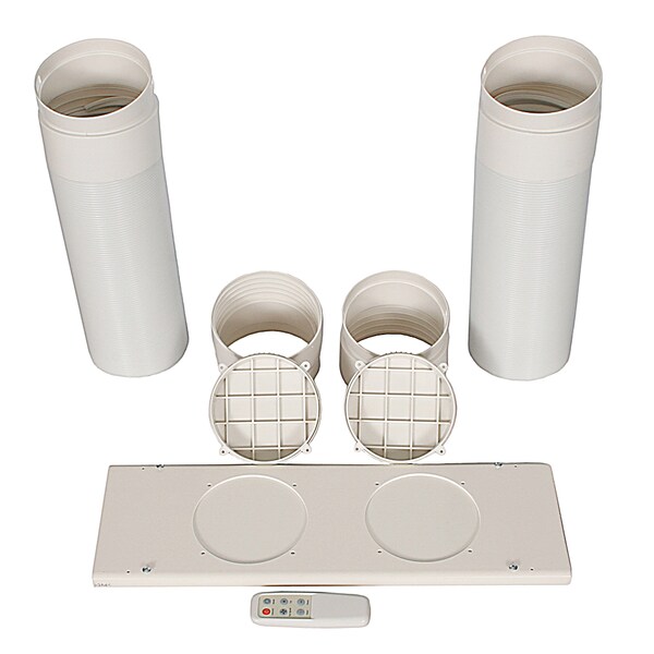 Whynter 14000 BTU Dual Hose Portable Air Conditioner, 3M Antimicrobial Filter - ARC-143MX