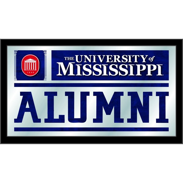 Holland Bar Stool Co Ole' Miss 26" x 15" Alumni Mirror - MALUMMSSPPU