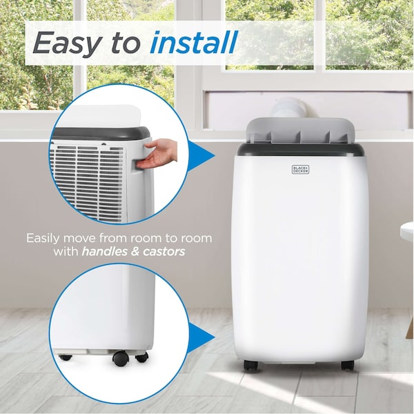 Black & Decker 6,000 BTU Portable Air Conditioner SACC/CEC10,000 BTUASHRAE 128 - BPT06WTB