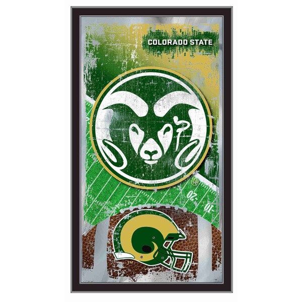 Holland Bar Stool Co Colorado State 15" x 26" Football Mirror - MFTBLCOLOST