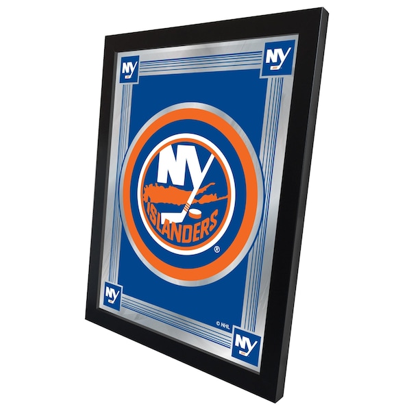 Holland Bar Stool Co New York Islanders 17" x 22" Logo Mirror - MLOGONYISLN