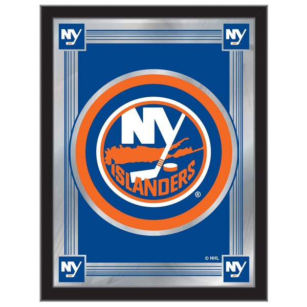 Holland Bar Stool Co New York Islanders 17" x 22" Logo Mirror - MLOGONYISLN