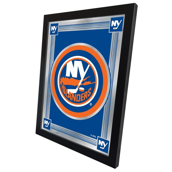 Holland Bar Stool Co New York Islanders 17" x 22" Logo Mirror - MLOGONYISLN