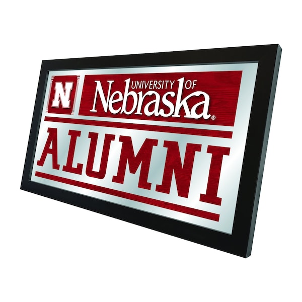 Holland Bar Stool Co Nebraska 26" x 15" Alumni Mirror - MALUMNEBRUN