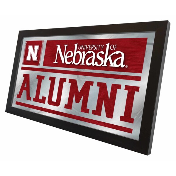 Holland Bar Stool Co Nebraska 26" x 15" Alumni Mirror - MALUMNEBRUN