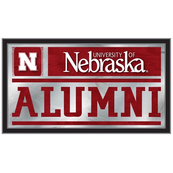 Holland Bar Stool Co Nebraska 26" x 15" Alumni Mirror - MALUMNEBRUN