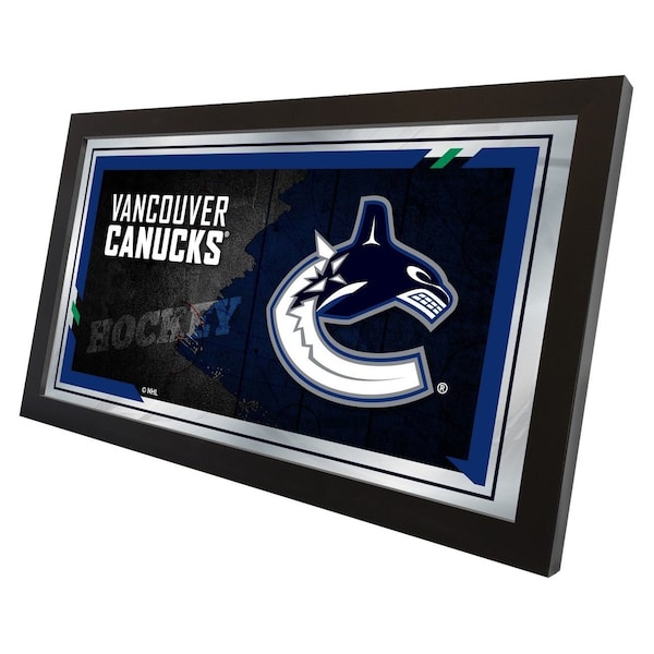 Holland Bar Stool Co Vancouver Canucks 15" x 26" Hockey Collector Mirror by Holland Bar Stool Company - MCOLVANCAN
