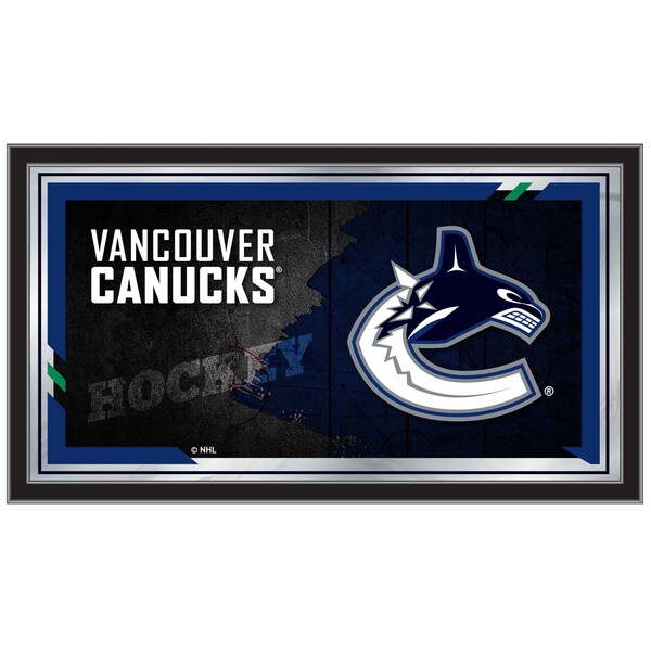 Holland Bar Stool Co Vancouver Canucks 15" x 26" Hockey Collector Mirror by Holland Bar Stool Company - MCOLVANCAN