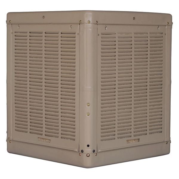 Essick Air Ducted Evaporative Cooler 3,000 cfm, 600 to 800 sq. ft., 6.8 gal, 1/3 (Not Inlcuded) HP, Belt Drive - N31D
