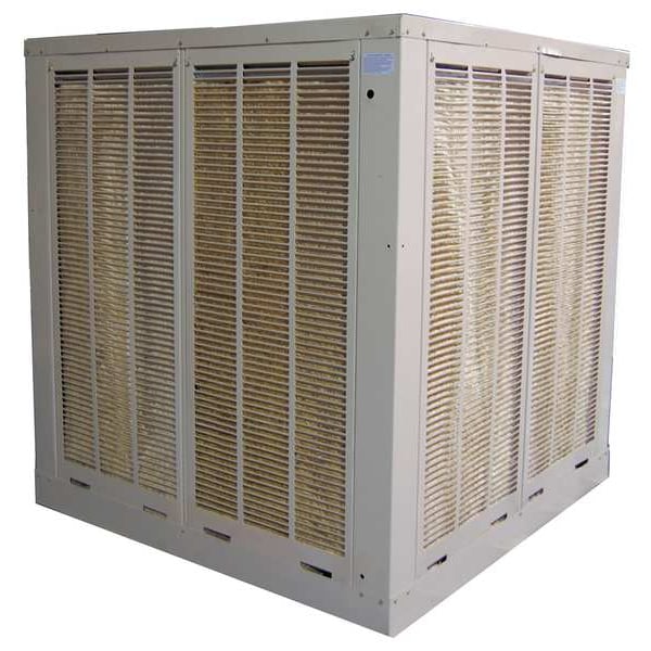 Champion Ducted Evaporative Cooler 21,000 cfm, 10,000 sq. ft., 38 gal, 5 HP, Belt Drive - 7K581