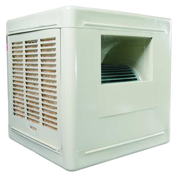 Dayton Ducted Evaporative Cooler 4,800 cfm, 1000 to 1400 sq. ft., 15 gal, 1/2 HP, Belt Drive - 4RNP4