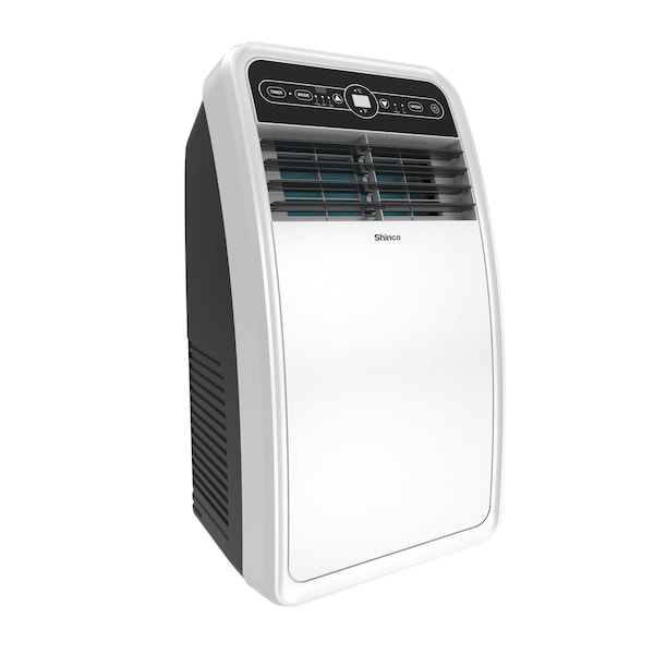 Edendirect 4,000 BTU Portable Air Conditioner Cools 200 Sq. Ft. with Dehumidifier, 2 Fan Speeds and Remote - ED-SPF1-08C
