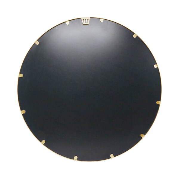 Flash Furniture 30" Round Gold Metal Framed Accent Wall Mirror - HFKHD-0GD-CRE8-491315-GG