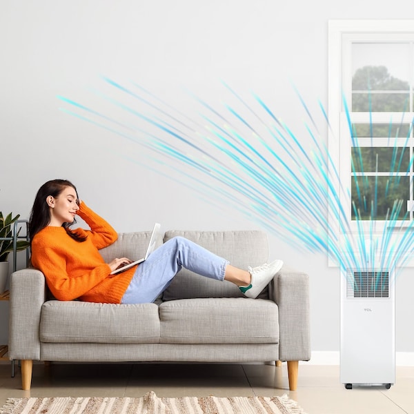Tcl 5,000 BTU SACC 8,100 BTU ASHRAE Smart Portable Air Conditioner - H5P44W