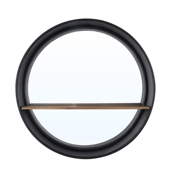 Safavieh 20 in. Bonni Mirror, Black - MRR1063A