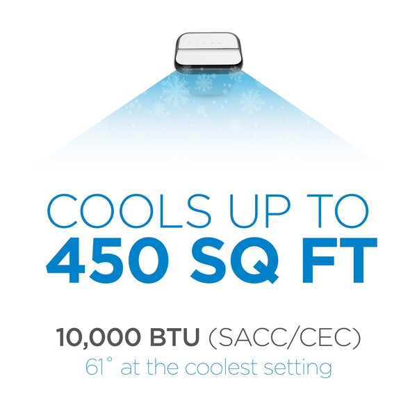 Commercial Cool 10,000 BTU Portable Air Conditioner, SACC/CEC - CPT10WB