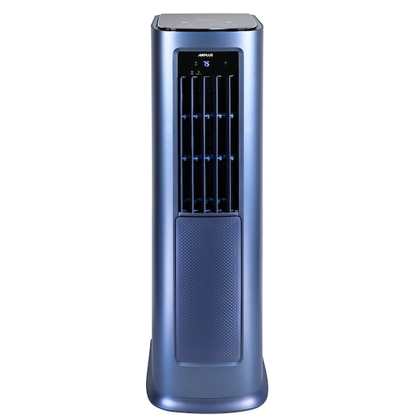 Elexnux 7,800 BTU DOE 7, 00 Sq. Ft. Portable Air Conditioner Cools and 1100W Heater with Remote in Blue - IR-KYR35A1