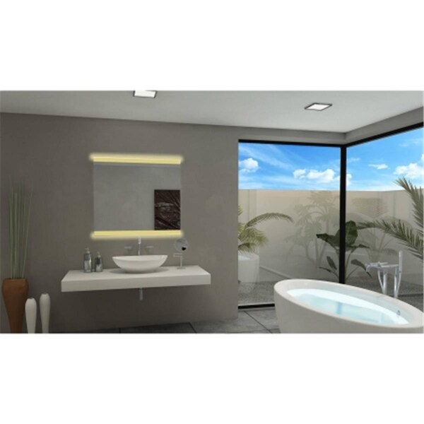 Paris Mirror 40 x 35 in. Paris BackLight Mirror with 3000K - PARI40353000