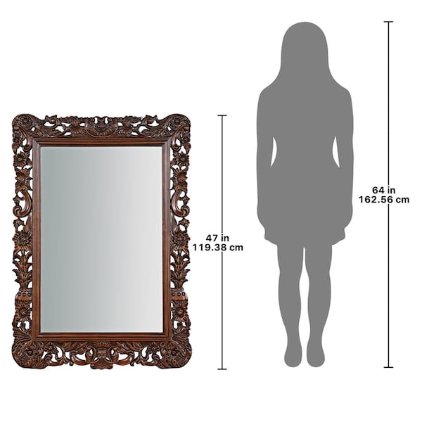 Design Toscano The Royal Baroque Hardwood Mirror - DY4122