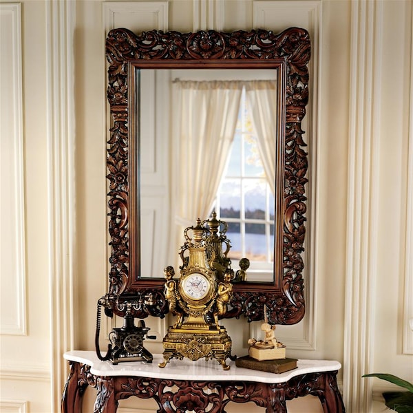 Design Toscano The Royal Baroque Hardwood Mirror - DY4122