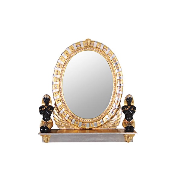 Design Toscano King Amenhotep Egyptian Statue Vanity Mirror - NE64386
